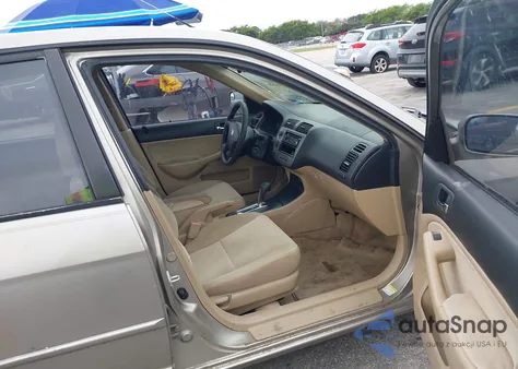 2005 Honda Civic Hybrid из США, поврежденный, VIN JHMES96605S019996